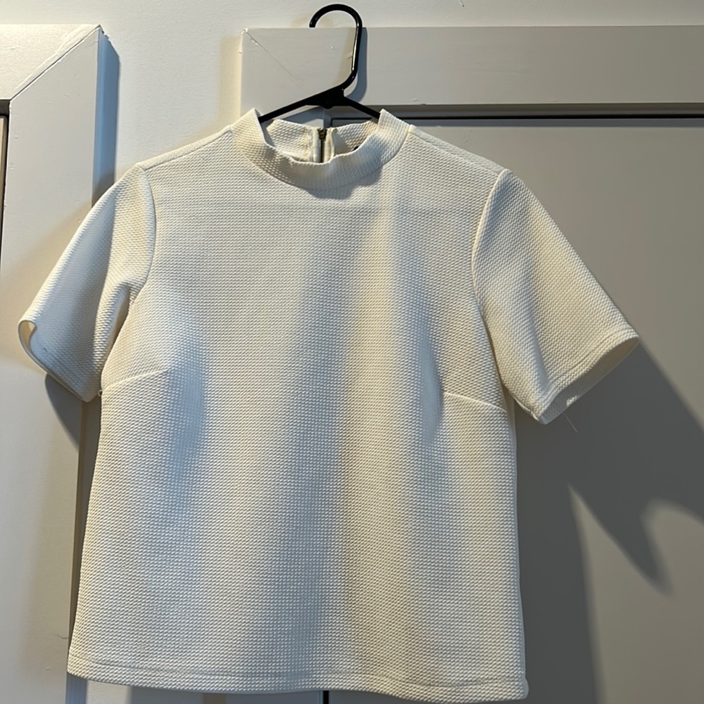 “Mock Neck Top”